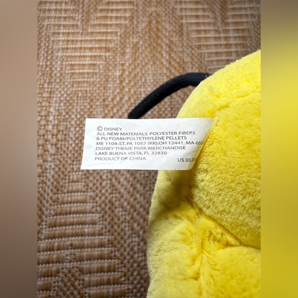 Disney Vintage Baby Pluto 9" Tote a Tail Plush, Yellow with Sparkles Plush - Picture 7 of 9
